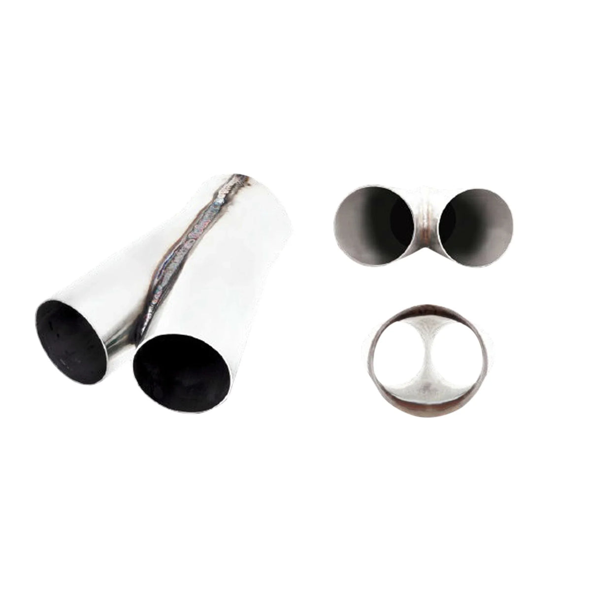 Twin 2-inch to Single 2.5-inch Diameter Merge Pipe – Rob Bliss Exhaust